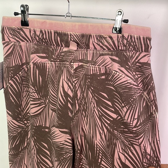 Women's Mid-Rise Acid Wash Pink Palms Jogger Pants - JoyLab NWT - Picture 5 of 8